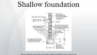 Shallow foundation