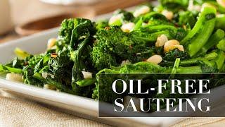 Oil-free Sautéing with Chef Del Sroufe | Naked Food TV  (WFPB, Vegan, Organic, Non-GMO)