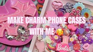 MAKE A CHARM PHONE CASE WITH ME !   CRAFTEDBYPORCHE 