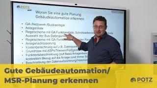 Woran Sie eine gute Gebäudeautomation/MSR-Planung erkennen