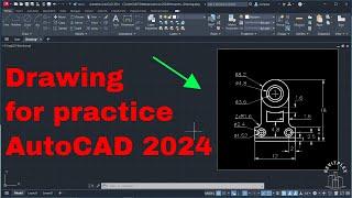 4th drawing | AutoCAD drawing for practice