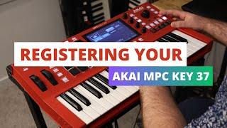 Akai MPC Key 37 - Register and Get FREE Plugin! - Setup Tutorial