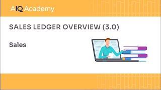 Sales Ledger Overview in AccountsIQ (3.0)