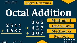 Octal Addition | How to do addition of octal number | Number System