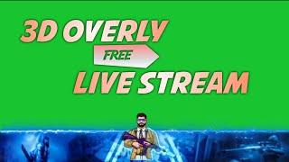 Green screen pubg overlay live streaming// No copyright ️3d overly