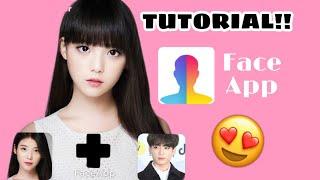 Cara mengedit foto menggunakan FACE APP ||Tutorial