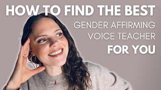 5 Things to Look for in a Gender Affirming Voice Teacher