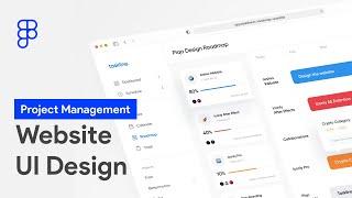 How to design a Project Management Tool Web App in Figma
