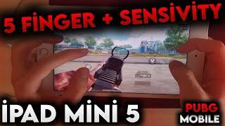 İPAD MİNİ 5 5 PARMAK AYARI VE HASSASİYET KODU / İPAD SENSİVİTY VE CONTROL CODE  5 FİNGER/PUBG MOBİLE