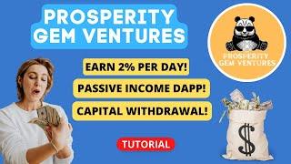 Prosperity Gem Ventures - Re-Opening Again! - Earn 2% Daily Passive Income!