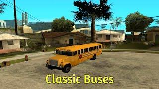 GTA San Andreas Mod - Classic Buses