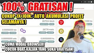 100% Gratis! Cara Menghasilkan Uang Dari Internet Dengan Menambang Matic Menggunakan Miningblock