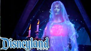 Haunted Mansion - Reopens w/ NEW BRIDE Figure - Disneyland, California | 4K 60FPS