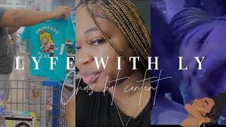 Outside NOT IN |Walmart haul + knotless braids + new glasses| VLOG|CHARMINGCHELLE