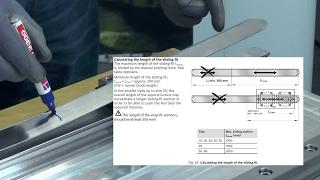 [EN] Bosch Rexroth: Linear Guides - Mounting of sliding fit cover strip (How-To)