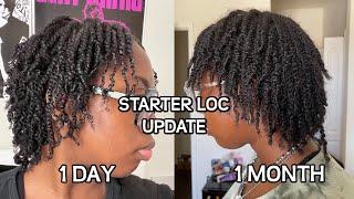 1 month starter loc update ( what have I been experiencing , what products I use )