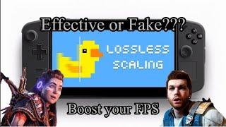 LossLess Scaling Filipino Review | Boost your Game FPS on Legion Go