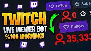 Twitch Live View Bot | Raid Bot | Follower bot | link in description