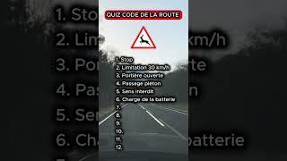 Quiz du code de la route 2024 #permisdeconduire #quiz #codedelaroute #automobile #bordeaux  #examen