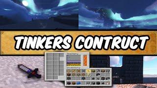 Tinkers Construct How to get started and make tools (Beginners Guide) 1.12 Mods best minecraft