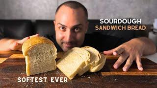 Softest Sourdough Sandwich bread !!!