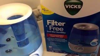 VICKS FILTER FREE COOL MIST HUMIDIFIER REVIEW