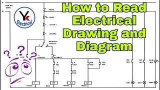 How to read electrical drawing and diagram by YK Electrial