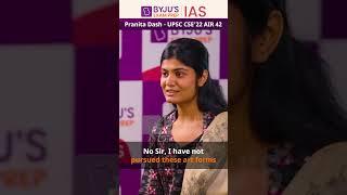 Pranita Dash AIR-42 Education | UPSC CSE 2022 Topper #shorts