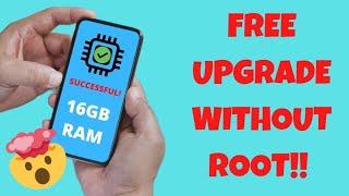 FREE 16GB RAM INCREASE ON ANY ANDROID PHONES! SWAP - No ROOT  A LEGIT APP? [2 TESTED!]