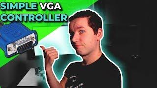 How to Create VGA Controller in Verilog on FPGA? | Xilinx FPGA Programming Tutorials