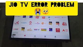 Jio tv again showing error problem  | jio tv not working Android tv