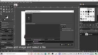 Gimp how to use Batch image manipulation with G'mic plugins