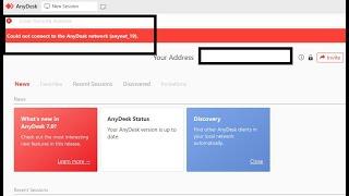 Could not connect to the AnyDesk network (anynet_19) | anynet 19 error anydesk