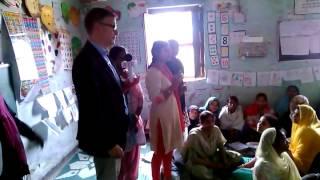 Canada's Deputy High Commissioner to India Jess Dutton meets students at NGO in Patna