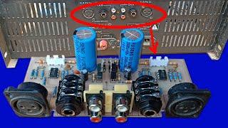 How to make very simple Pre Balance NE5532P for Amplifier at home