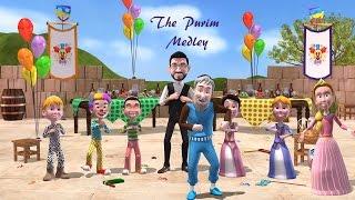 Purim Medley with Micha Gamerman (Official Animation Video)