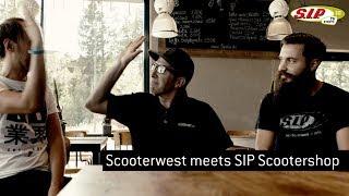 Scooter West visits SIP Scootershop