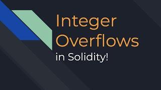 What is an integer overflow in Solidity?
