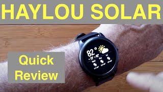 XIAOMI YOUPIN HAYLOU SOLAR (LS05) IP68 Waterproof Sports Fitness Smartwatch: Quick Overview