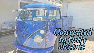 He Converted a 1962 VW to Full Electric With Tesla Batteries