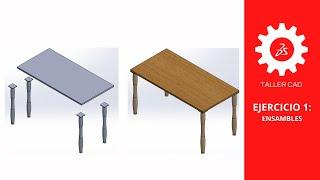 Ejercicio 1 - Ensambles - SolidWorks 2023