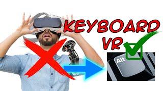 How to play VR video games without a VR Headset and a Joystick – Only using a PC