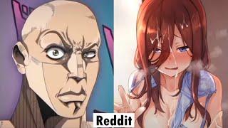 Anime Vs Reddit girl (The Rock Reaction Meme) № 21