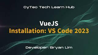 Installing VueJS in VSCode 2023