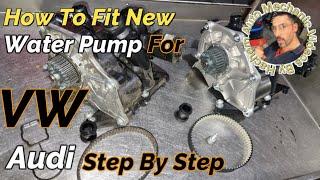 VW Passat TSI 2.0L Water Pump how to install