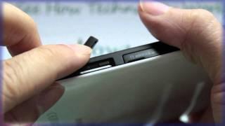 Samsung GALAXY Tab: Inserting the SIM Card