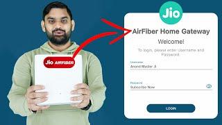 Jio AirFiber Login Router | Jio AirFiber Gateway Login | Jio AirFiber Login |