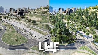 GTA 5: Vanilla vs Lively World Expansion - Side by Side Comparison [4K]