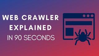 What Is Web Crawler? Web Crawler Explained In 90 Seconds (2024)