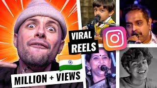 VIRAL Indian Reels | INDIAN vocal technique is UNREAL! Vol.2 | HONEST REACTION